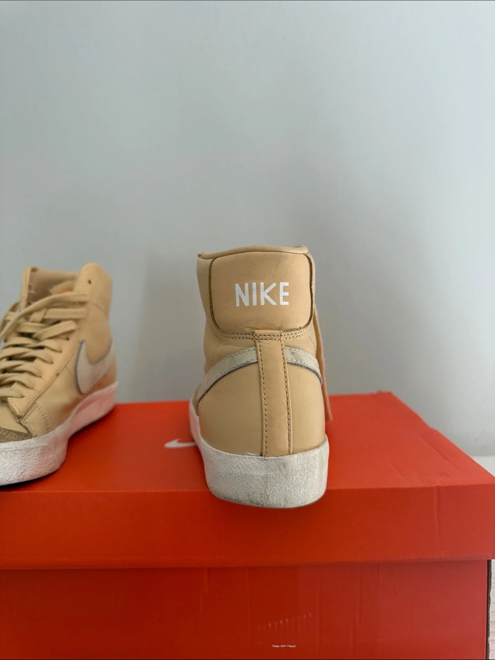 Nike Women’s High-Top Sneakers in Yellowish Color